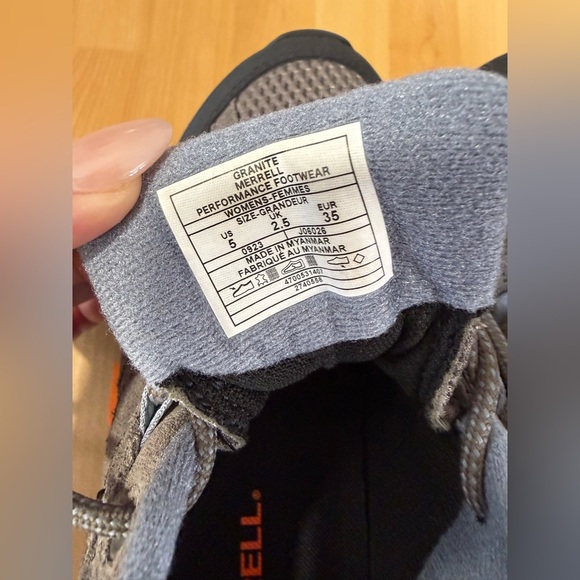 Merrell Women’s Size 5 Moab 2 WP Granite Hiking Shoes - Picture 5 of 12